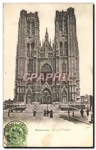 Belgique - Belgien - Bruxelles - Eglise Saint Gedule - Cartes postales