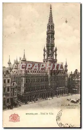 Belgique - Belgien - Bruxelles - Hotel de Ville Cartes postales