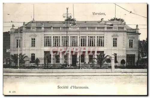 Belgique - Belgien - Verviers - Vervi - Societe d&#39Harmonie Cartes postales