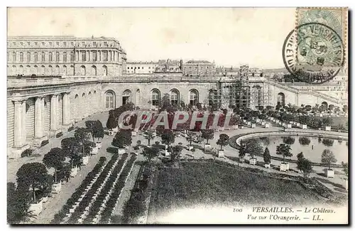 Versailles - Le Chateau - vue sur l&#39Orangerie Cartes postales