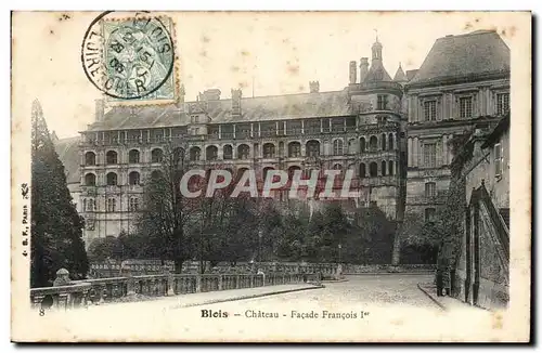 Blois - Chateau - Facade Francois I Cartes postales