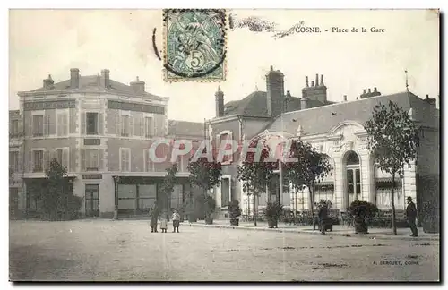 Cosne - Place de la Gare - Cartes postales