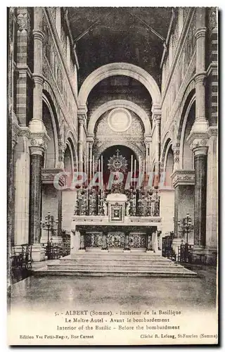 Albert - Interieur de la Basilique - Cartes postales