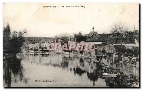 Argenton - Vue prise du Pont Neuf Cartes postales