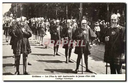 Orleans - Les Fetes de 500 Anniversaire de Jeanne d&#39Arc 1959 - Costumes historiques - Cartes postales