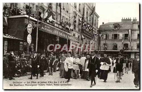 Orleans - Les Fetes de Jeanne d&#39Arc - Monseigneur Valerio Valery Cartes postales