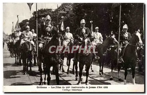 Orleans - Les Fetes de Jeanne d&#39Arc- - Cortege Historique 500 Anniversaire 1929 Cartes postales