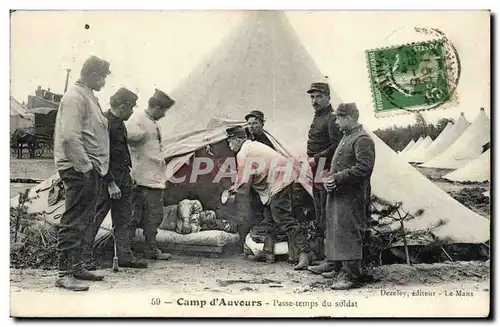 Camp D&#39Avours - Passe Temps du Sodats Ansichtskarte AK