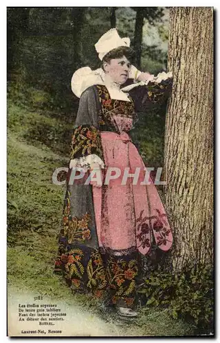 Bretagne - Folkore - Costumes - Botrel - Ansichtskarte AK