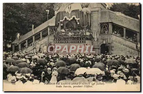 Auray - Pardon de Sainte Anne d&#39Auray - Scala Santa - pendant l&#39office - Cartes postales