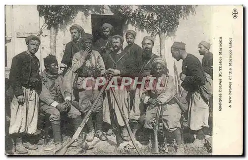 Afrique - Africa - Maroc - Quelques braves du Thabor Marocain - Ansichtskarte AK