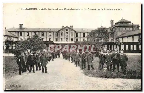 St Maurice - Asile National des Convalescents Le Cantine et le Pavillon du Midi Cartes postales