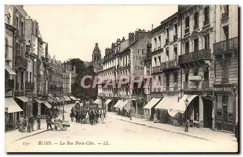 Blois - La Rue Porte Cote - Ansichtskarte AK