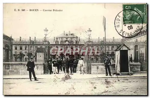 Rouen - Caserne Pelissier - Barracks Ansichtskarte AK