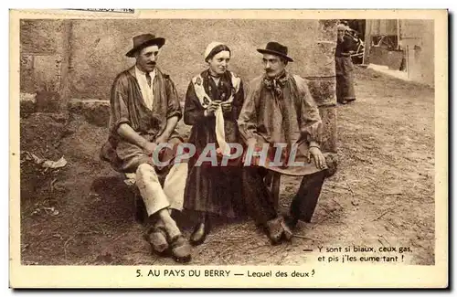 Au Pays du Berry - Lequel des Deux - Humour - Cartes postales