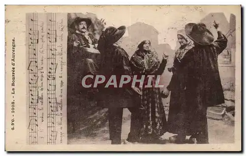 Auvergne - Folkore - Costumes - La bourree - Danse Musique