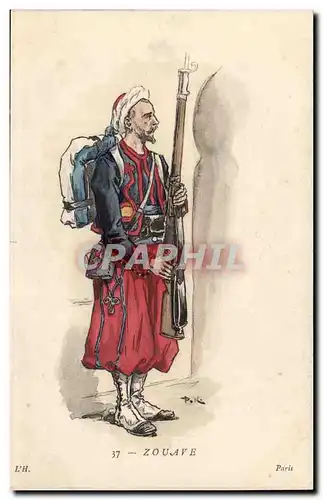 Afrique - Africa - Algerie - Zouave - Cartes postales (militaria)