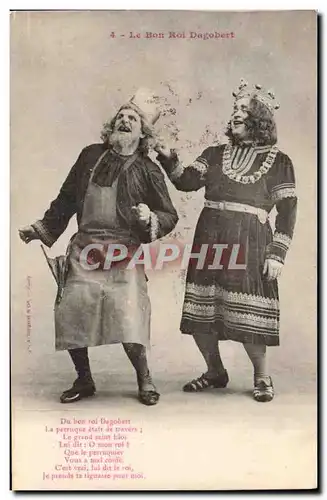 Folklore - Personnages - Le Bon Roi Dagobert - Humour - Cartes postales