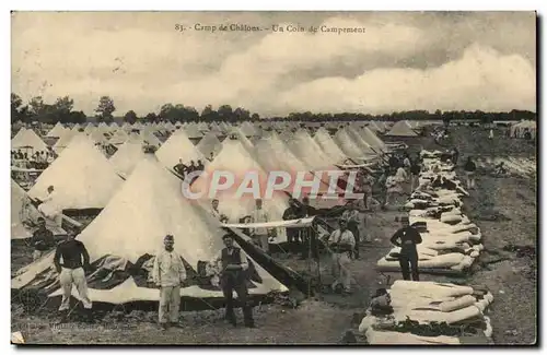 Camp de Chalons - Un Coin de Campement - Ansichtskarte AK