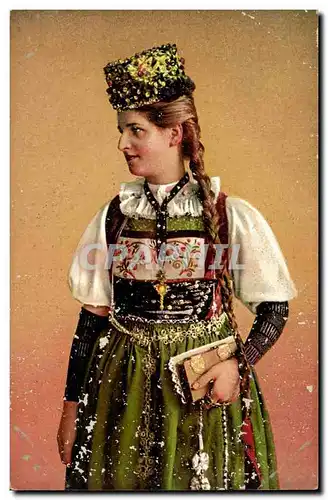 Lucerne - Luzern - Braut aus Sursee - Folklore - Costumes - Suisse - Schweiz Cartes postales