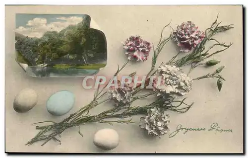 Ansichtskarte AK Fantaisie Joyeuses Paques (Paques Easter)