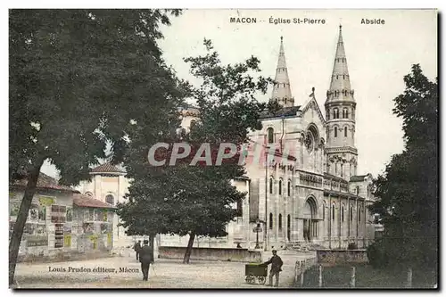 Ansichtskarte AK Macon Eglise St Pierre Abside