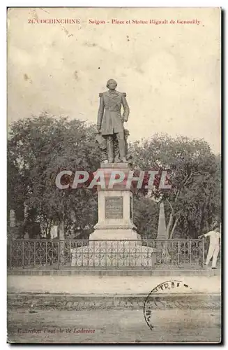 Viet - Nam - Vietnam - Cochinchine - Saigon - Statue de Bigault et Genouilly Cartes postales