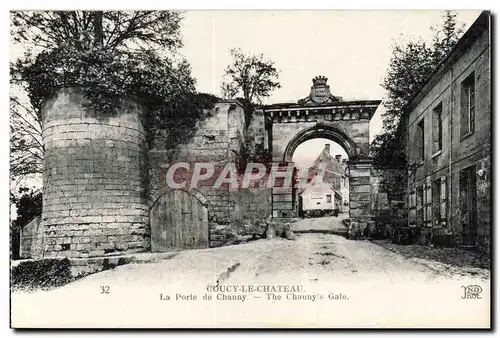 Coucy le Chateau - La Porte de Chauny - Ansichtskarte AK