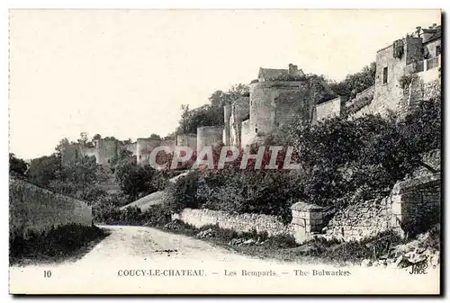 Couchy le Chateau - Les Remparts - Cartes postales