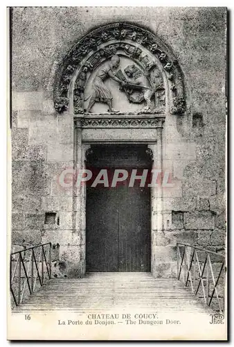 Couchy le Chateau - La Porte du Donjon - Ansichtskarte AK