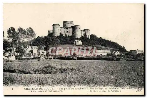 Couchy le Chateau - Vue prise au Couchant - Ansichtskarte AK