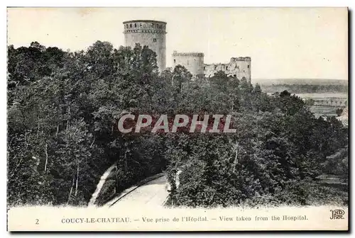 Couchy le Chateau - Vue prise de l&#39hopital - Cartes postales