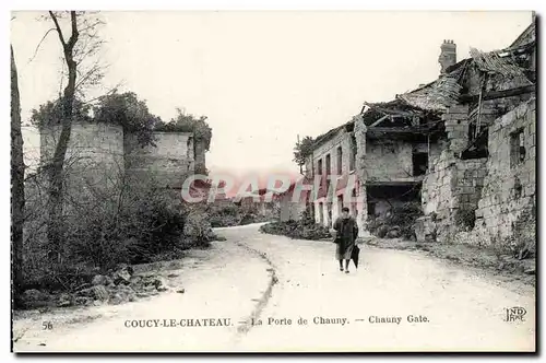 Couchy le Chateau - La Porte de Channy - Ansichtskarte AK