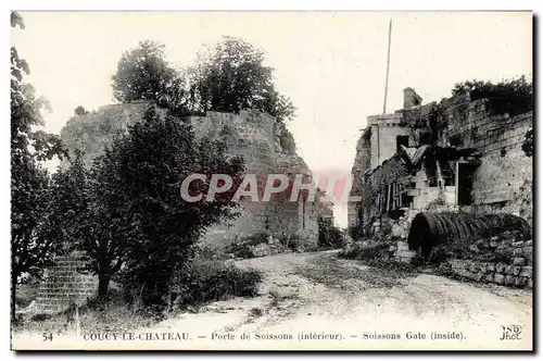 Couchy le Chateau - Porte de Soissons - Ansichtskarte AK