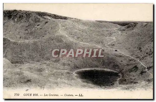 Cote - Les Crateres - The Craters - Ansichtskarte AK