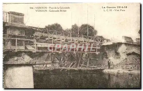 Verdun - Pont de la Galavande - Bridge - Ansichtskarte AK