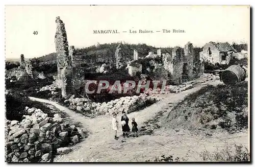 Margival - Les Ruines - Cartes postales