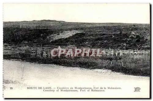 Route de Laon - Cimetaire de Montparnasse - Fort de Malmaison - Cartes postales