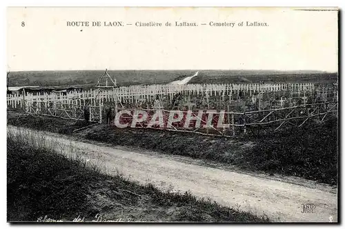 Route de Laon - Cimetiere de Laffaux - Ansichtskarte AK