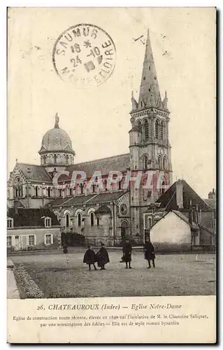 Chateauroux - Eglise Notre Dame - Ansichtskarte AK