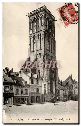 Tours - Tour de Charlemagne xii siecle - Cartes postales