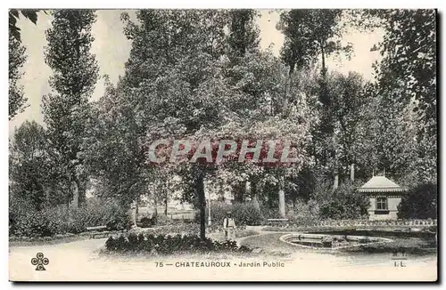 Chateauroux - Le Jardin Public - Cartes postales