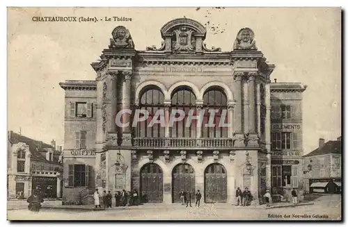 Chateauroux - Le Theatre - Ansichtskarte AK