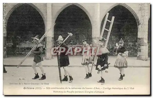 Orleans - Les Fetes de Jeanne d&#39Arc - Cortege historique - 500 Anniversaire - 1929 - Cartes postales