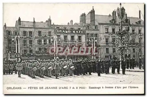 Orleans - Les Fetes de Jeanne d&#39Arc - Hommage par l&#39Armee - Cartes postales