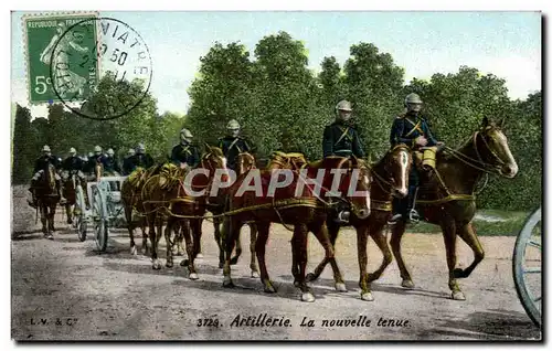 Militaria - Artillerie - La Nouvelle Tenue - - Cartes postales