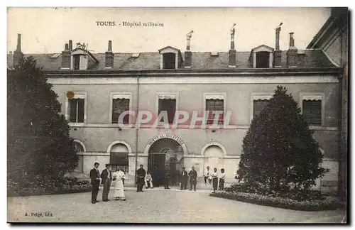 Cartes postales Tours Hopital militaire