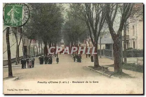 Cartes postales Preuilly sur Claise Boulevard de la Gare