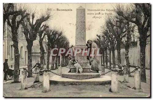 Cartes postales Buzancais Monument des enfants morts pour la France 1870 1871