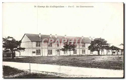 Camp de Coetquidan Cartes postales Les casernements